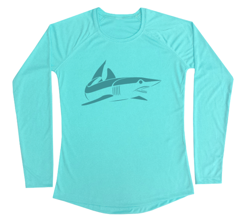 Mako Shark Performance Build-A-Shirt (Women - Front / WB)