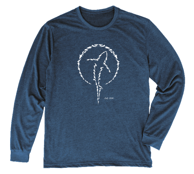 Shark Zen 10th Anniversary Shark Collage Long Sleeve T-Shirt