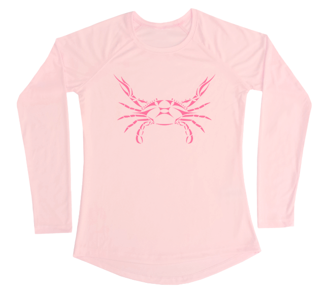Blue Crab Performance Build-A-Shirt (Women - Front / PB)