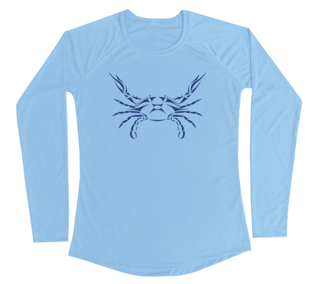Blue Crab Performance Build-A-Shirt (Women - Front / CB)