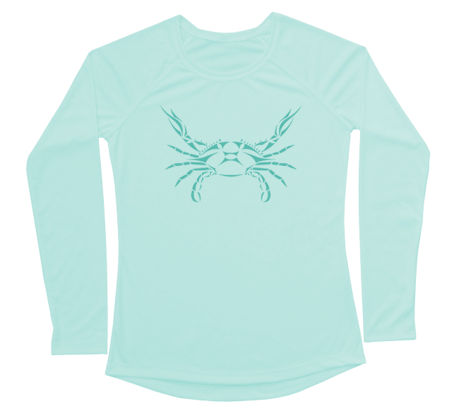 Blue Crab Performance Build-A-Shirt (Women - Front / SG)