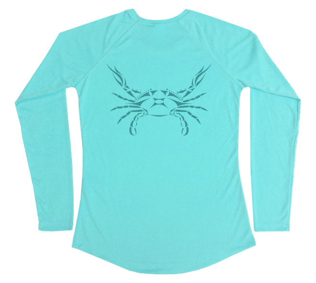 Blue Crab Performance Build-A-Shirt (Women - Back / WB)