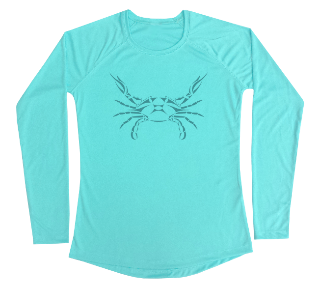 Blue Crab Performance Build-A-Shirt (Women - Front / WB)