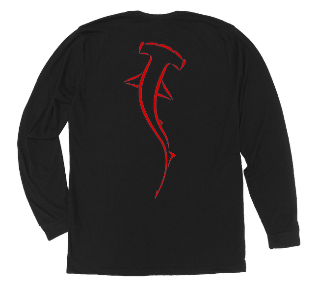 Hammerhead Shark Long Sleeve T-Shirt, Buy Hammerhead Longsleeve Tee