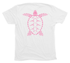Loggerhead Sea Turtle T-Shirt Build-A-Shirt (Back / WH)