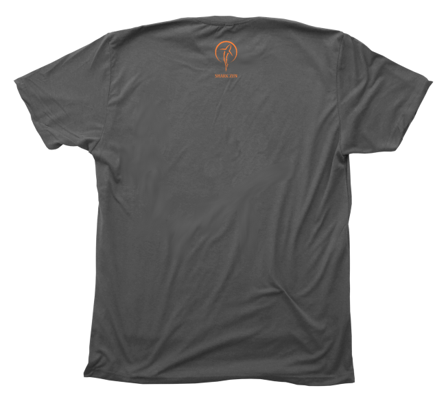 Shark Dark Grey T-Shirt - Back