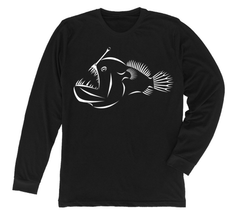 Anglerfish Long Sleeve T-Shirt Build-A-Shirt (Front / BL)