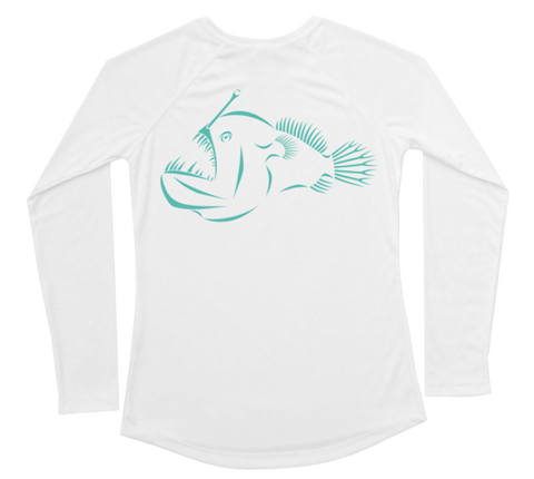Anglerfish Performance Build-A-Shirt (Women - Back / WH)