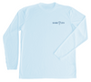 Shark Zen Performance Shirt (Back - American Flag / Arctic Blue)