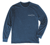 Shark Zen 10th Anniversary Long Sleeve T-Shirt [Special Edition / Heather Navy / Front]