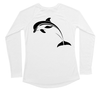 Dolphin Performance Build-A-Shirt (Women - Back / WH)