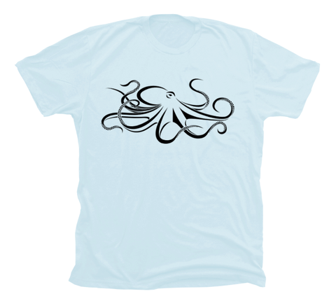 Giant Pacific Octopus T-Shirt Build-A-Shirt (Front / LB)
