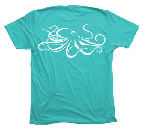 Giant Pacific Octopus T-Shirt Build-A-Shirt (Back / TB)