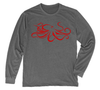 Giant Pacific Octopus Long Sleeve T-Shirt Build-A-Shirt (Front / HT)