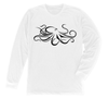 Giant Pacific Octopus Long Sleeve T-Shirt Build-A-Shirt (Front / WH)