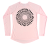 Great White Shark Mandala Performance Build-A-Shirt (Women - Back / PB)
