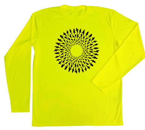 Great White Shark Mandala Performance Build-A-Shirt (Front / SY)
