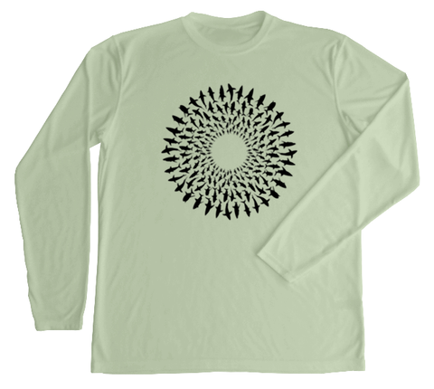 Great White Shark Mandala Performance Build-A-Shirt (Front / SE)
