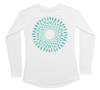 Great White Shark Mandala Performance Build-A-Shirt (Women - Back / WH)