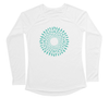 Great White Shark Mandala Performance Build-A-Shirt (Women - Front / WH)