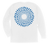 Great White Shark Mandala Long Sleeve T-Shirt