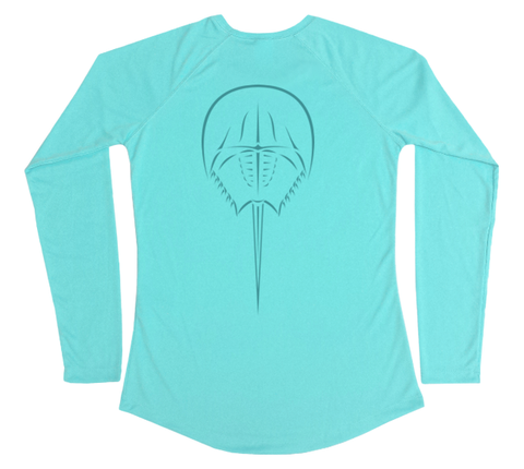 Horseshoe Crab Performance Build-A-Shirt (Women - Back / WB)