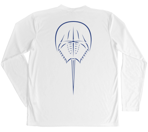 Horseshoe Crab Performance Build-A-Shirt (Back / WH)
