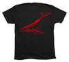 Humpback Whale T-Shirt Build-A-Shirt (Back / BL)