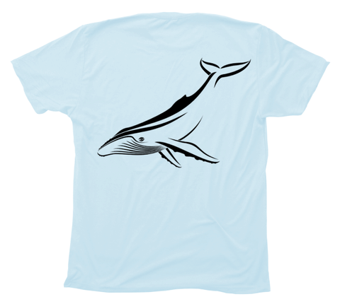 Humpback Whale T-Shirt Build-A-Shirt (Back / LB)