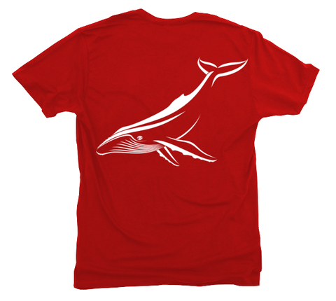 Humpback Whale T-Shirt Build-A-Shirt (Back / RE)