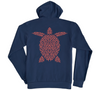 Sea Turtle Coral Form Pullover Hoodie