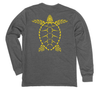 Loggerhead Sea Turtle Long Sleeve T-Shirt Build-A-Shirt (Back / HT)