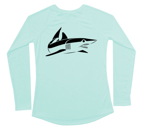 Mako Shark Performance Build-A-Shirt (Women - Back / SG)