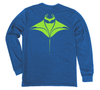 Manta Ray Long Sleeve T-Shirt Build-A-Shirt (Back / CH)