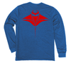 Manta Ray Long Sleeve T-Shirt Build-A-Shirt (Back / CH)