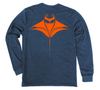 Manta Ray Long Sleeve T-Shirt Build-A-Shirt (Back / NH)