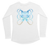 Octopus Womens Long Sleeve UV Beachscape White Swim Shirt