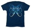 Octopus Beachscape Navy T-Shirt