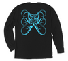Octopus Long Sleeve T-Shirt Build-A-Shirt (Back / BL)