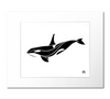 Orca Art Print