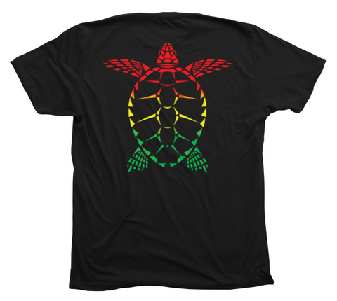 Loggerhead Sea Turtle Reggae T-Shirt