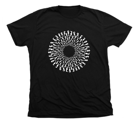 Seahorse Mandala T-Shirt Build-A-Shirt (Front / BL)