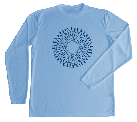 Seahorse Mandala Performance Build-A-Shirt (Front / CB)
