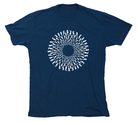Seahorse Mandala T-Shirt Build-A-Shirt (Front / MN)