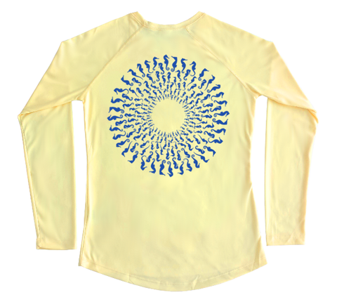 Seahorse Mandala Performance Build-A-Shirt (Women - Back / PY)
