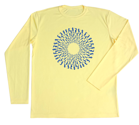 Seahorse Mandala Performance Build-A-Shirt (Front / PY)