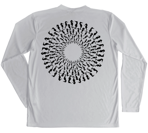 Seahorse Mandala Performance Build-A-Shirt (Back / PG)