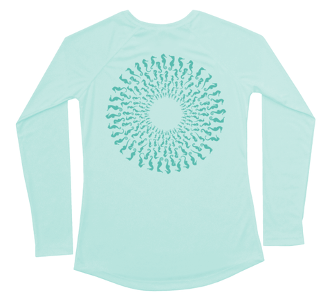 Seahorse Mandala Performance Shirt (Women)