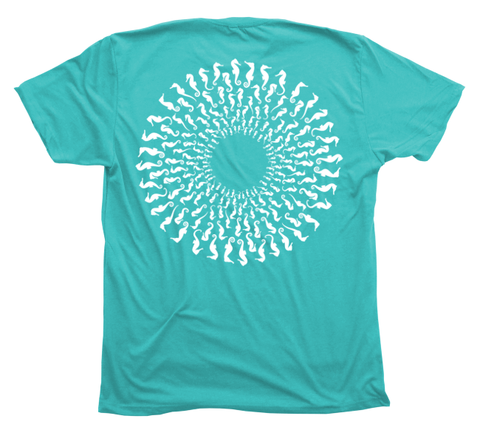 Seahorse Mandala T-Shirt Build-A-Shirt (Back / TB)