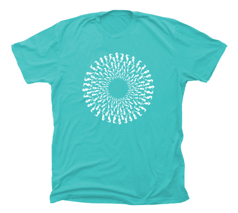 Seahorse Mandala T-Shirt Build-A-Shirt (Front / TB)
